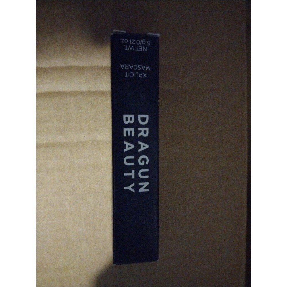 Dragun Beauty Xplicit Mascara in Blackout NEW .21 Oz